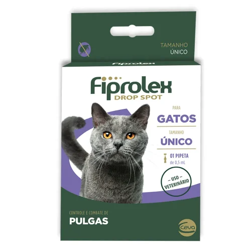 Antipulgas Fiprolex Ceva Drop Spot para Gatos de 0,5mL