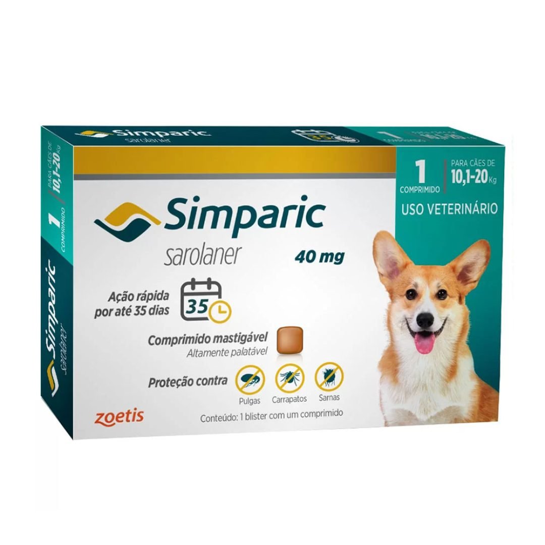 Antipulgas-e-Carrapatos-Simparic-para-Cachorros-de-101kg-a-20Kg-40-mg-–-1-Comprimido