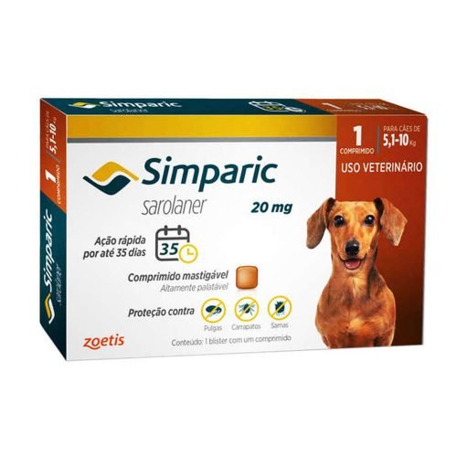 Antipulgas-e-Carrapatos-Simparic-para-Cachorros-de-51kg-a-10-Kg-20-mg-1-Comprimido