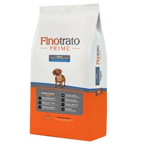 Ração Finotrato Prime Premium Especial Cachorros Sênior Raças Pequenas e Médias Frango e Cereais 10,1kg