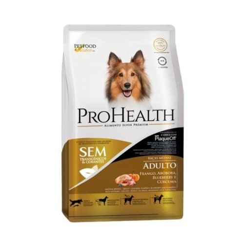 Ração ProHealth Super Premium para Cães Adultos de Porte Médio Sabor Frango 2,5Kg