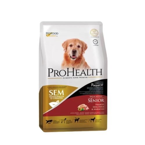 Ração ProHealth Super Premium Castrado Light para Cães Adultos de Porte Médio Sabor Frango 2,5Kg