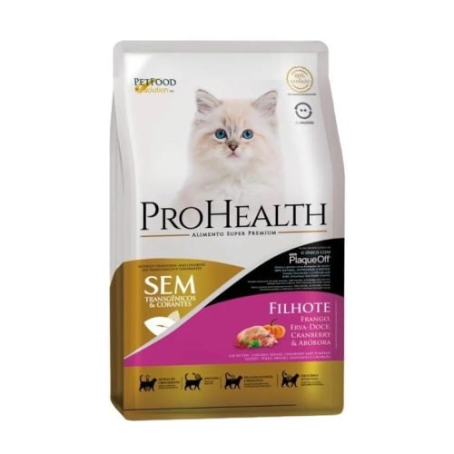 Ração ProHealth Super Premium para Gatos Filhotes Sabor Frango 1Kg