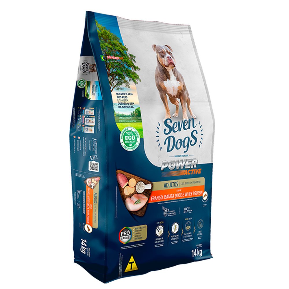 Ração Seven Dogs Premium Especial Adulto Raças Médias e Grandes